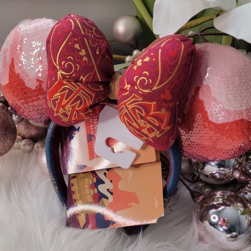 Minnie Mouse Main Attraction Big Thunder Mountain Headband Ears New